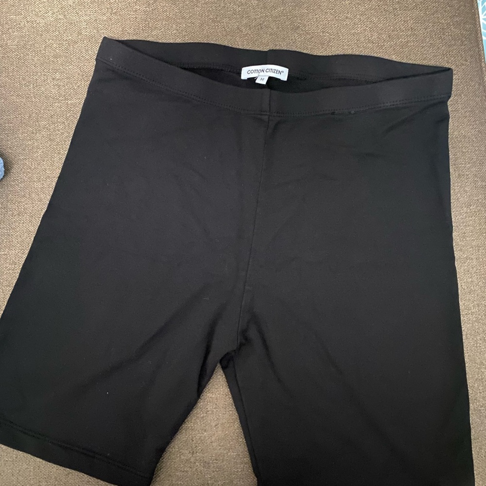 Cotton Citizen Black Bike Shorts